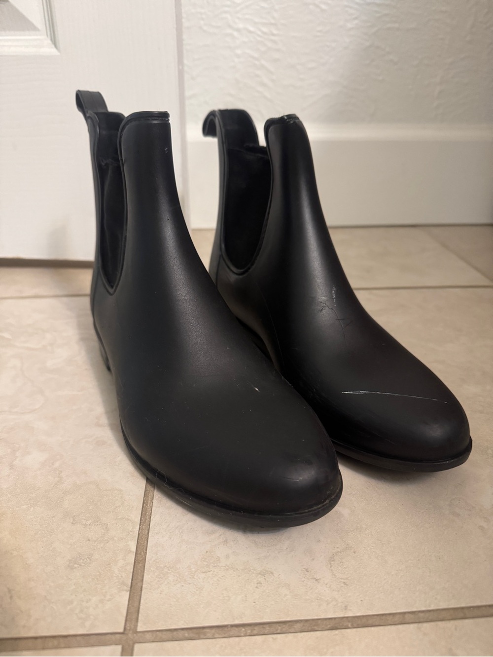 Black Rain Boots